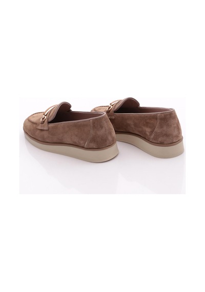 Dgn 410 Kadin Loafer Ayakkabi Vizon Süet