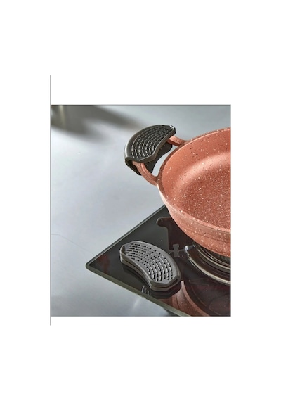 2 Adet Silikon Tencere Tava Tutacağı Yanmaz Yapışmaz Tutamaç Set 9 X 4 Cm Siyah Silikon Çok Renkli Diğer