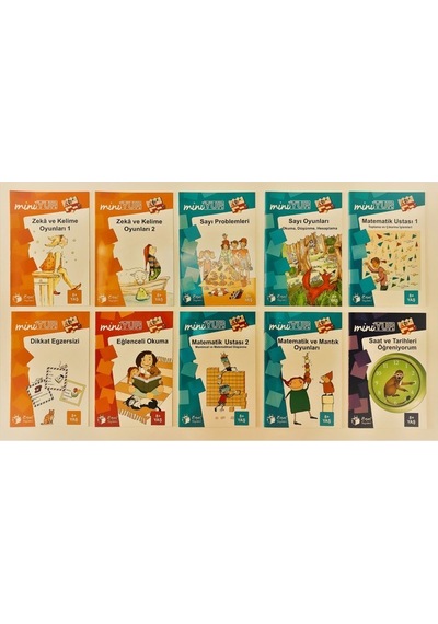 Miniyup 8+ Yaş Görsel Dikkat Sayısal Zeka Geliştirme Seti