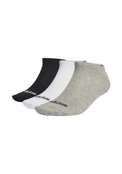Adidas T Lın Low Unısex Spor Çorap - Ic1300 SİYAH-GRİ-BEYAZ