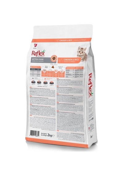 Reflex Kitten Tavuklu Ve Pirinçli Yavru Kedi Maması 2 Kg X 5 Adet