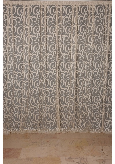 Ay Modeli Vizon Renk Hazır Dikilmiş Pileli Fon Perde 300x260 Cm Ay Modeli Vizon Renk Hazır Dikilmiş Pileli Fon Perde 300x260 Cm