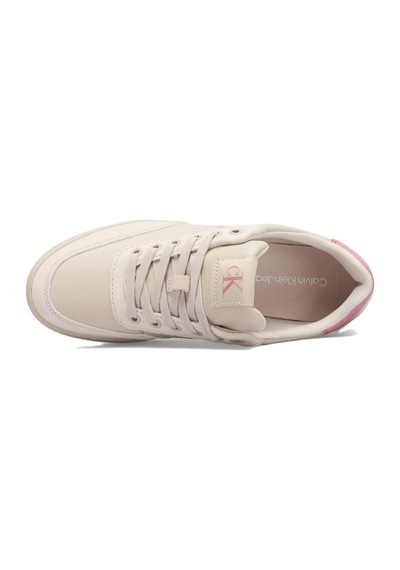 Calvin Klein Classic Cupsole Low Leather Womens Sneaker Hakiki Deri Kadın Günlük Spor Ayakkabı Bej Bej Calvin Klein Classic Cupsole Low Leather Womens Sneaker Hakiki Deri Kadın Günlük Spor Ayakkabı Bej Bej