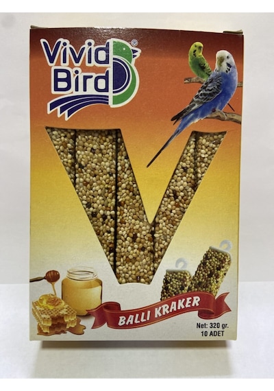 Muhabbet Kuşları İçin Ballı Kraker 10 'lu Paket