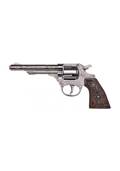 Vıp Kalite Kılıflı Kovboy Revolver Metal Kapsül Tabancası 8li Kapsül Kovboy Tabancası Oyuncak Tabanca