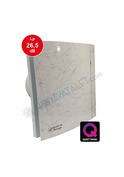 Soler&Palau Silent 100 Cz Design Beyaz Mermer Fan