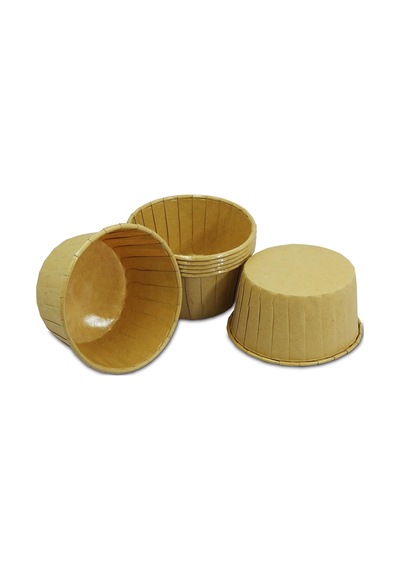 Kafem Muffin Kek Kapsülü Kraft Büyük Boy 50li X 30 Paket Koli - K26 Kagverengi