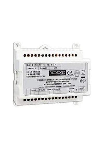 Maxlogic Ml-1380/m Akıllı Adresli Kısa Devre İzolatör Modülü, Marin Sertifikalı