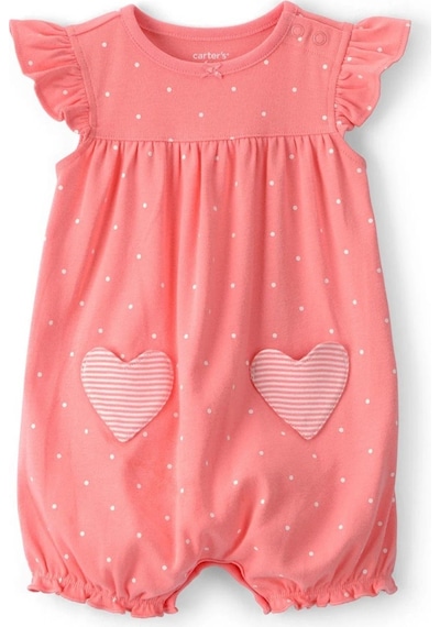 Carter's Kız Bebek Kısa Tulum 1u566110 Pembe