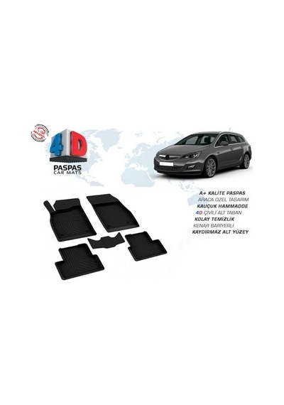 Opel Astra J 4d Havuzlu Paspas Omsa