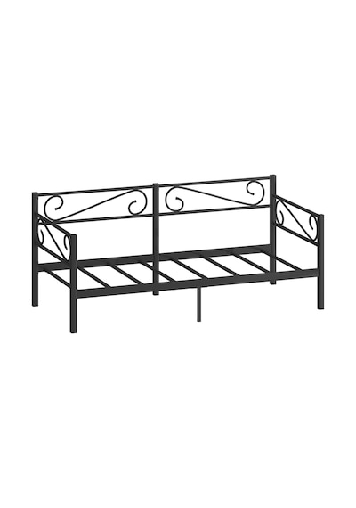 Luna Daybed Metal Karyola Siyah Ölçü Seçenekli Tek Kişilik