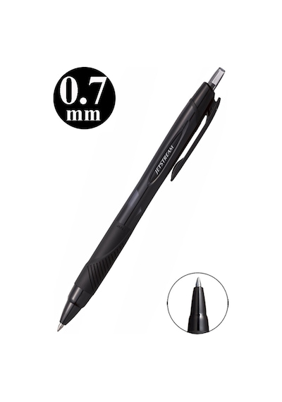 Jel Uçlu Pilot Kalem 1 Adet Uniball Jetstream Sxn-157s 0.7 Mm Roller Basmalı Pilot Kalem Roller Uçlu Likit Mürekkepli Siyah