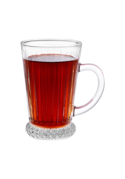 Madeleine 4'lü Çay Fincanı Seti - Şeffaf - 210 Ml Çok Renkli