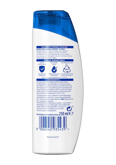 Head & Shoulders Klasik Bakım 2'si 1 Arada Kepeğe Karşı Etkili Şampuan 250 ML