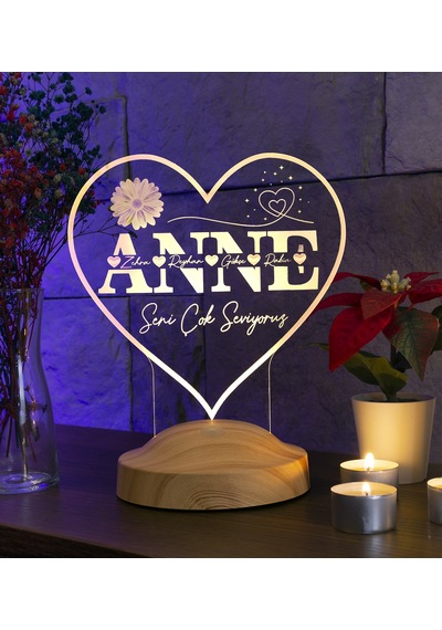 Kalp Şeklinde Anneler Günü Hediyesi, Anneye Hediye