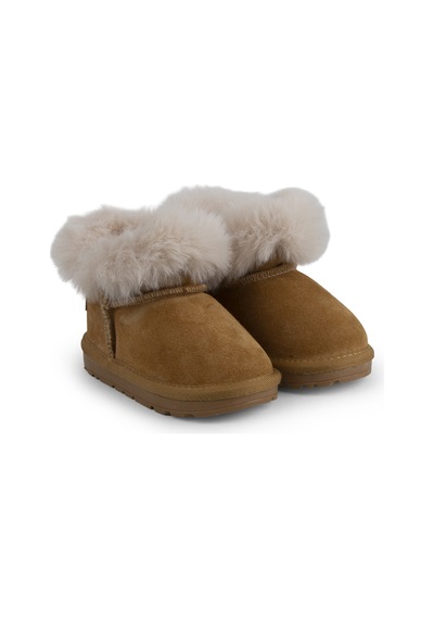 Buckhead Kız Çocuk Kürklü Bot Buck3062 Camel Bugy Func