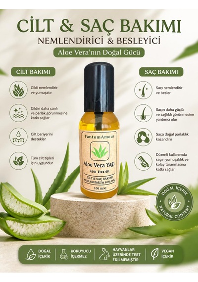 Fantomamour Aloe Vera Yağı 100 Ml.