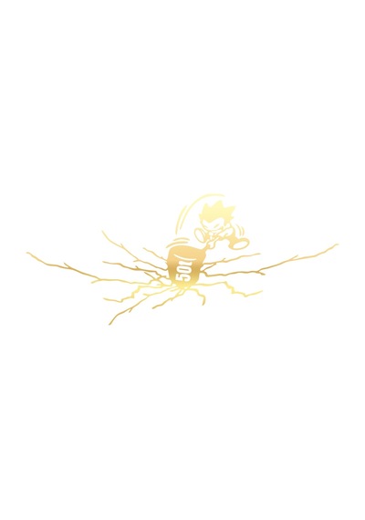 50 Ton Araba Sticker 17x17 Cm Gold
