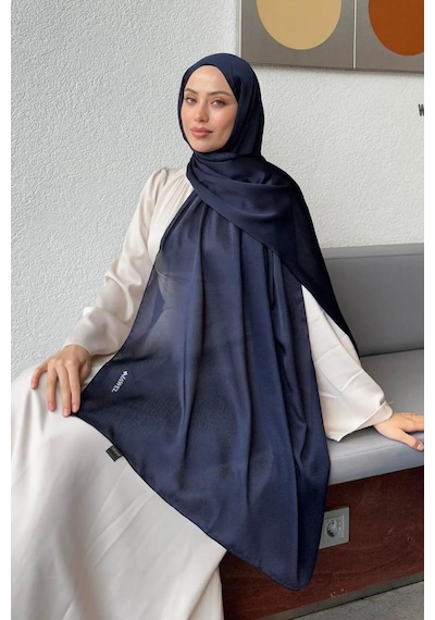 Flora Tekstil Janjan Trend Parlak Saten Dokulu Abiye Şifon Işıl Şal Jan-şal-2510 Lacı