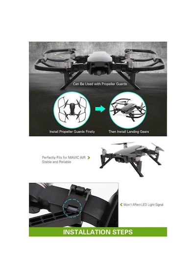 DJI Mavic Air Güvenli Yüksek İniş Ayağı Seti