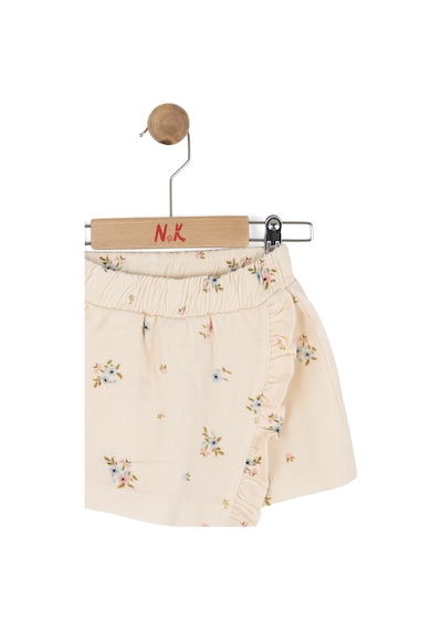 Kız Çocuk Spring Şort Etek Nk-51604 Krem