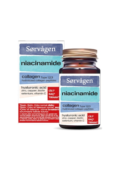 Sorvagen Niacinamide Collagen / Kolajen Hyaluronic Acid Tablet