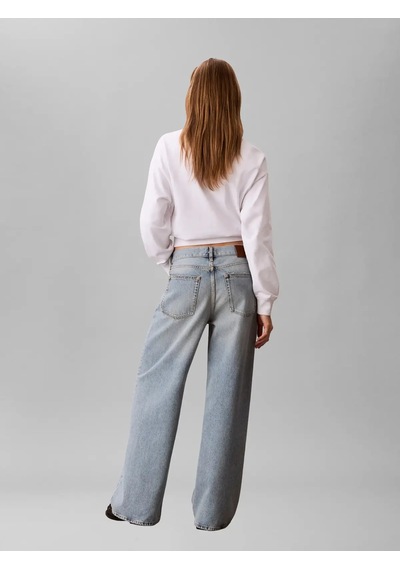Calvin Klein 90s Straıght Basset, Scb Mavi Kadın Kot Pantolon