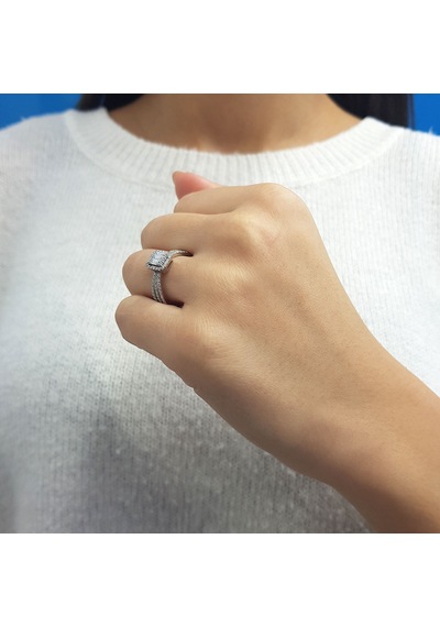 Lova 0,64 Karat Baget Pırlanta Yüzük - 1020391