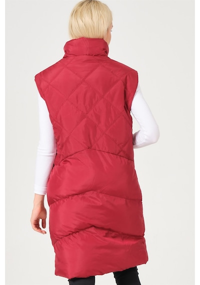 Dewberry Bayan Yelek Z6743 Bordo