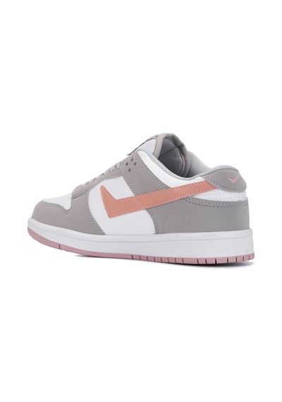 Günlük Kadın Rahat Esnek Hafif Sneaker Kaymaz Taban Bağcıklı Spor Ayakkabı 8075 Gri- Pudra Günlük Kadın Rahat Esnek Hafif Sneaker Kaymaz Taban Bağcıklı Spor Ayakkabı 8075 Gri- Pudra