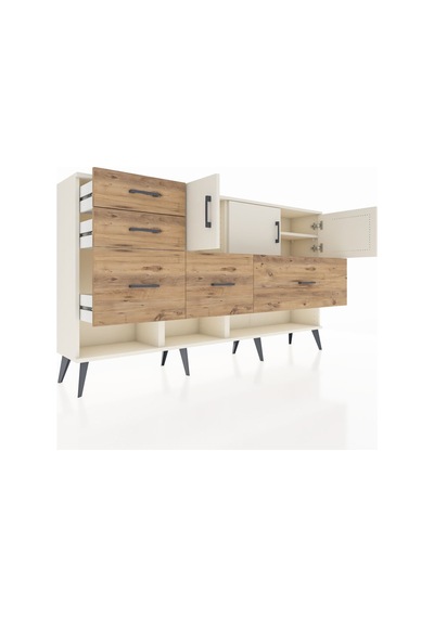 Arges Konsol 3 Raflı 5 Çekmeceli 3 Kapaklı 176x30x99 Aytaşı-aytaşı/çam Aytası/atlas Çam - Aytası Arges Konsol 3 Raflı 5 Çekmeceli 3 Kapaklı 176x30x99 Aytaşı-aytaşı/çam Aytası/atlas Çam - Aytası