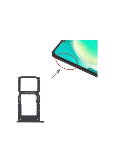 Huawei Nova Y60 Için Sım + Mikro Sd Kart Tepsisi Senalstore - Siyah