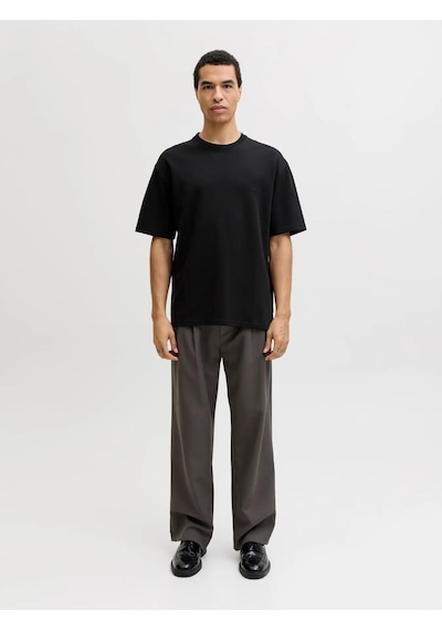 Jack & Jones Jack&jones Premıum Jprblaethan Ss Logo Tee Sn Erkek T-shirt 12292340 Siyah