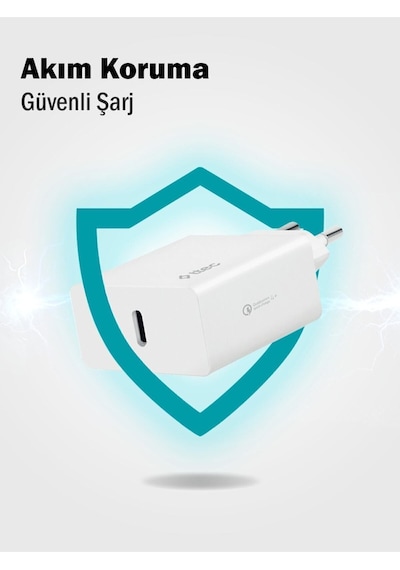 Pd Hızlı Şarj 20w Samsung Huawei Xiaomi Oppo Apple Uyumlu  iPhone X 11 12 13 14 Hızlı Şarj Aleti Şarj Kafa Başlık