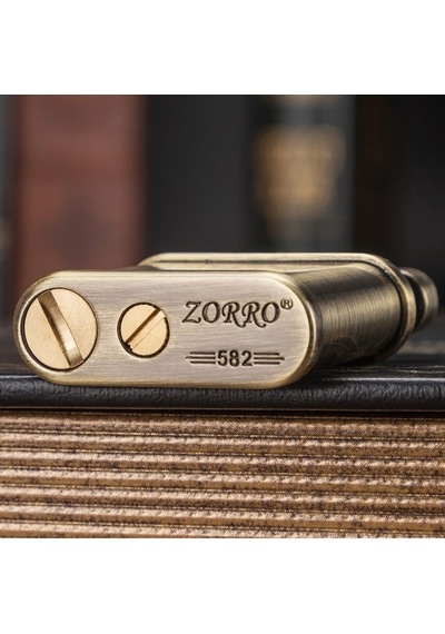 Zorro Z582 Benzinli Retro Çakmak Siyah