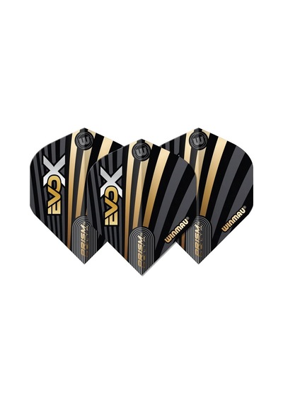 Winmau Prism Delta Standart 6915.289 Mvg Evox Black Dart Flight