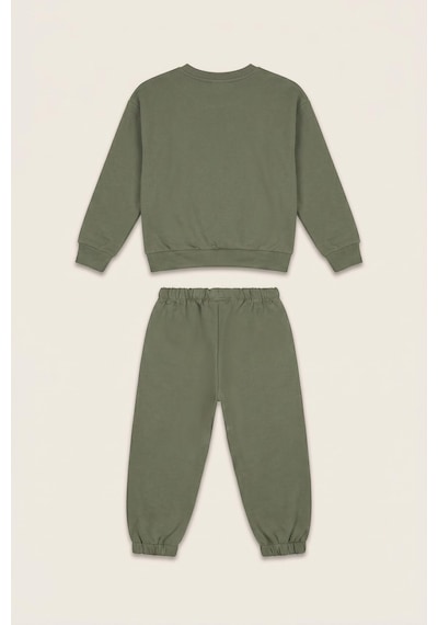 Defacto 2li Uzun Kollu Sweatshirt Elastik Belli Eşofman Altlı Haki Takım Erkek Bebek H5617a526aukh458 Haki-kh458