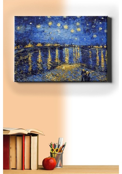 Webstyle Sayılarla Boyama Seti Kasnaklı Yıldızlı Geceler 50 X 65 Cm