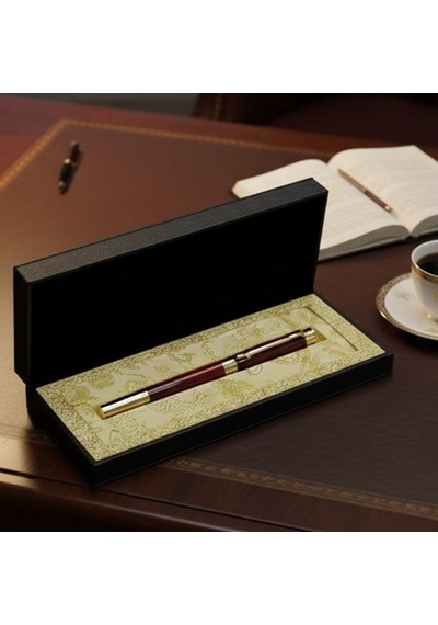 Kişiye Öze Şık Kutulu Tükenmez Kalem - 14 Cm