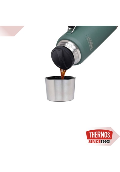 Thermos Icon Is210 1,2l Paslanmaz Çelik Şişe Termos Yeşil