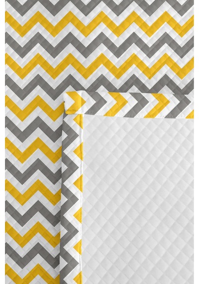 Sarı Gri Zigzag Geometrik Genç Odası Tek Kişilik Pike Takımı-modern 160x220 Cm Kapitone Yatak Örtüsü Bohem Kumsal Esintisi Sarı Gri Zigzag Geometrik Genç Odası Tek Kişilik Pike Takımı-modern 160x220 Cm Kapitone Yatak Örtüsü Bohem Kumsal Esintisi