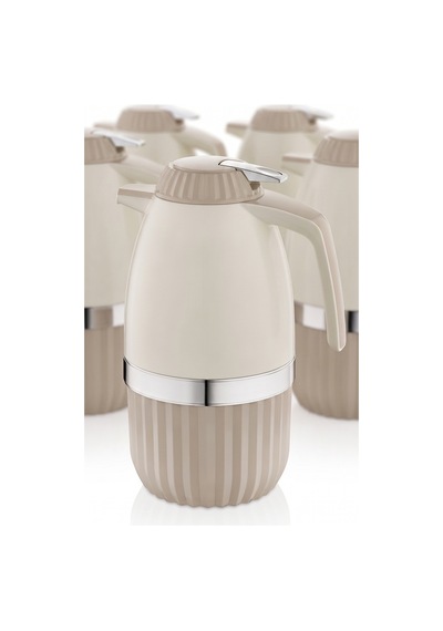 Yeni Nesil Png-7008 İçi Cam Termos 2 Litre Bej Renk