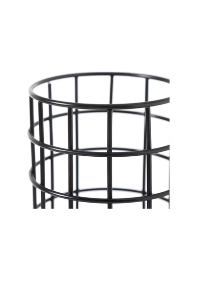 Mudo Home Black Metal Kaşıklık Yuvarlak 696123