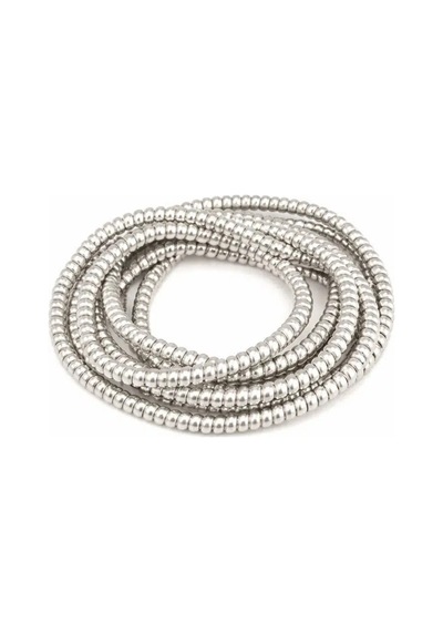 Şarj Aleti Kablosu Kablo Kordon Koruyucu Spiral Sarma Kılıf Koruma Silver Shine