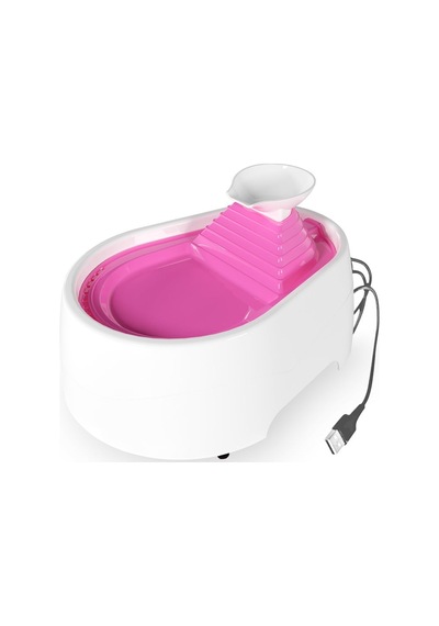 Kedi Köpek Su Pınarı Şe 2 Litre - 5 Volt Usb& 039 Li Pembe