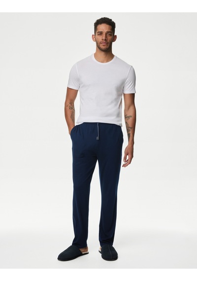 Marks & Spencer Supima Cotton Pijama Altı Lacivert
