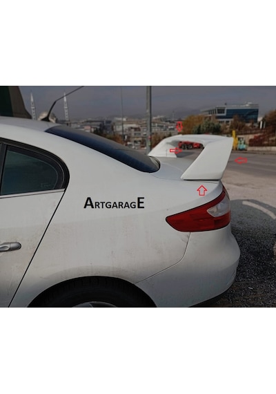 Renault Fluence Boyasız Yüksek Spoiler-fiberglass