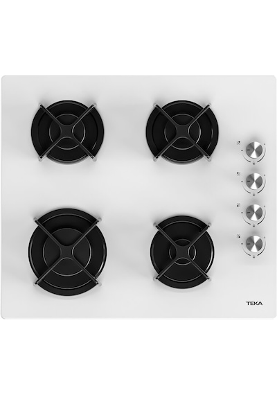 Teka HL LUX 60 4G AI AL CI White Ankastre Kristal Cam Gazlı Ocak 40229452