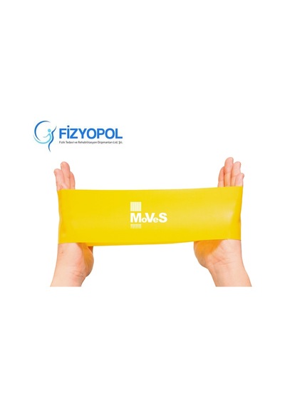 Moves Band Sarı 7x6cm x 30.5 Cm Loop Band Egzersiz Pilates Bandı Sarı