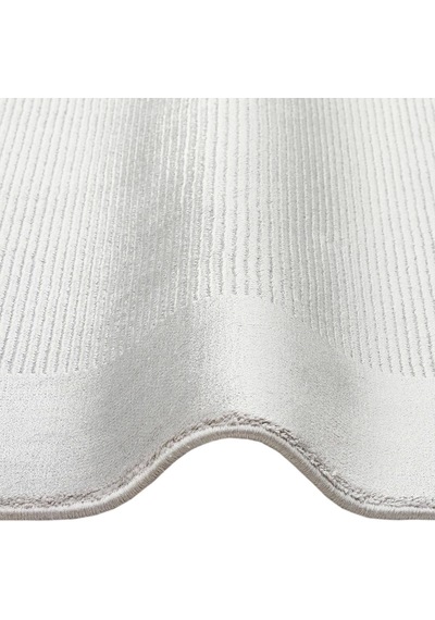 Hoom Rugs Como Nap 02 Grey Viskon & Floş Sık Dokuma Modern Salon Halısı Gri